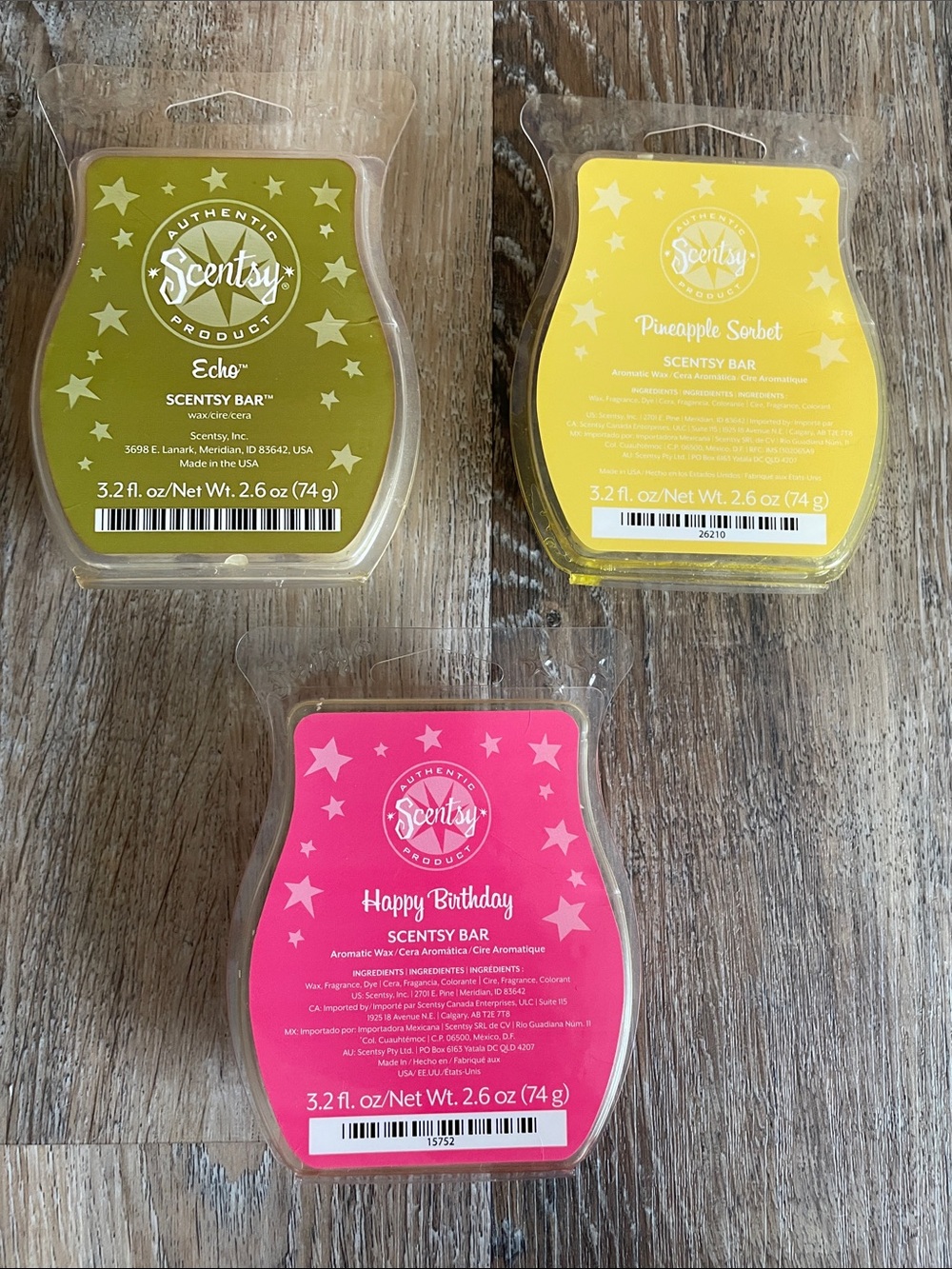 Scentsy Partial Wax Bars